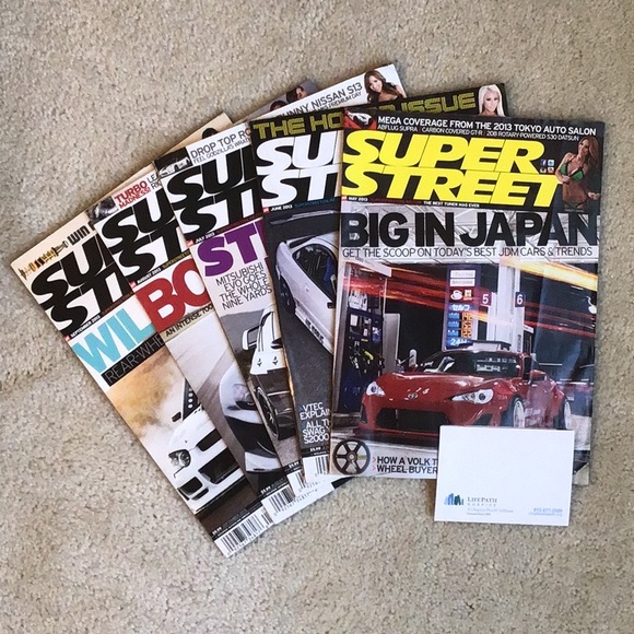 5 Issues Super Street Magazine, May 2013-September 2013 - Picture 1 of 16